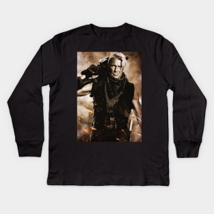 expendables lundgren Kids Long Sleeve T-Shirt